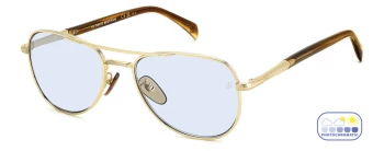 David Beckham DB 1175/S style-color J5G Gold 5G G / QZ AZURE PHOTOCROMATIC Z Lens