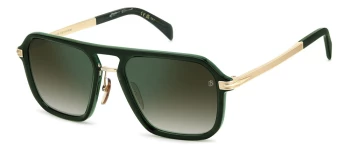 David Beckham DB 7136/S style-color GC1 Grnmrb GD C1 G / CS GREEN SHADED GREEN MIRROR S Lens