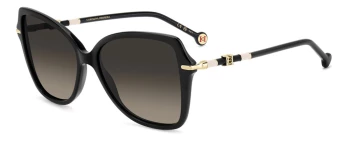 Carolina Herrera HER 0302/S style-color 807 Black 07 B / HA BROWN SHADED A Lens