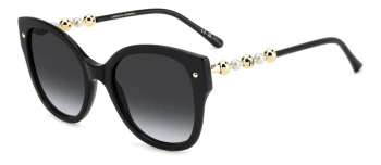 Carolina Herrera HER 0318/S style-color 807 Black 07 B / 9O DARK GREY SHADED O Lens