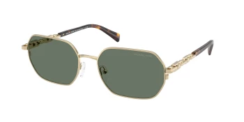 Michael Kors MK1165 SAINT MARTIN 0MK1165 style-color 10143H Light Gold Shiny / Green Solid Lens