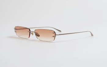 Linda Farrow LFL1476S Sasha style-color 004 Light Gold / Camel Grad