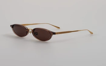 Linda Farrow LFL1535S Marco style-color 010 Brwn / Matt Chpagne / Brwn