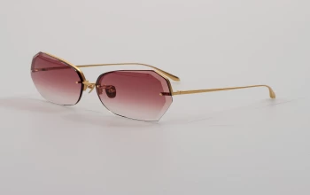 Linda Farrow LFL1546S Lila style-color 006 Yellow Gold / Red Grad