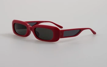 Linda Farrow LFL1550S Emmy style-color 003 Emmy Red / Yellow Gold / Grey