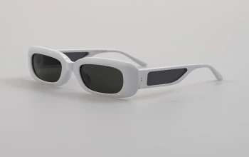 Linda Farrow LFL1550S Emmy style-color 002 Emmy White / Yellow Gold / Grey