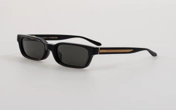 Linda Farrow LFL1561S Nathan style-color 001 Nathan Blck / Yllw Gld / Grey