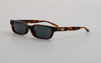 Linda Farrow LFL1561S Nathan style-color 002 Nathan Drkt - Shell / Ltgld / Dp Grn