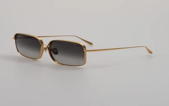 Linda Farrow LFL1597S Genevieve style-color 001 Genevieve Yellow Gld / Grey Grad