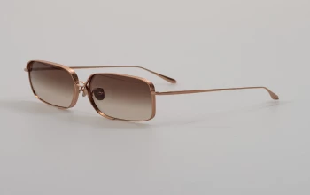 Linda Farrow LFL1597S Genevieve style-color 002 Genevieve Rose Gold / Mocha Grad