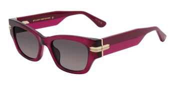 Stuart Weitzman WZN 8011/G/S style-color Lhf Burgundy HF B / 3X PINK DOUBLESHADE X Lens