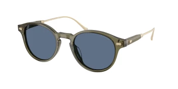 Coach HC8428U CAD83 0HC8428U style-color 584880 Transparent Olive / Blue Solid Lens