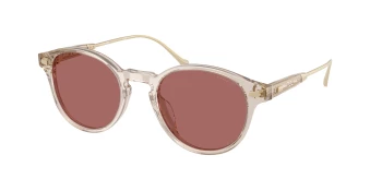 Coach HC8428U CAD83 0HC8428U style-color 58790H Transparent Sand / Wine Solid Lens