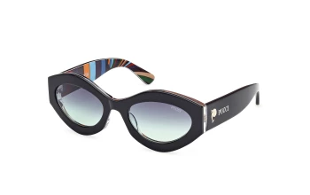 Emilio Pucci EP0227 style-color 01B Black / Texture / Black / Texture / gradient smoke gradient smoke Lens