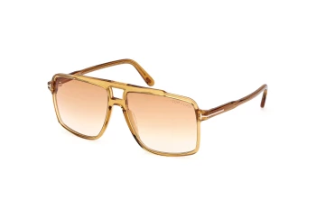 Tom Ford FT1177 Kemp style-color 39F Shiny Dark Yellow / Shiny Dark Yellow / gradient brown gradient brown Lens