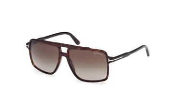 Tom Ford FT1177 Kemp style-color 52B Dark Havana / Dark Havana / gradient smoke gradient smoke Lens