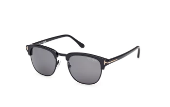 Tom Ford FT0248 Henry style-color 01D Shiny Black / Shiny Black / smoke polarized smoke polarized Lens