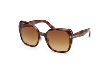 Tom Ford FT1223 Plum style-color 53F Blonde Havana / Blonde Havana / gradient brown gradient brown Lens