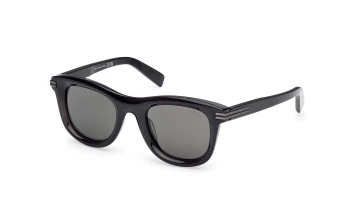 Ermenegildo Zegna EZ0269 style-color 20D Shiny Grey / Shiny Grey / smoke polarized smoke polarized Lens