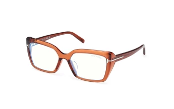 Tom Ford FT5991-F-B Asian Fit style-color 048 Shiny Dark Brown / Shiny Dark Brown