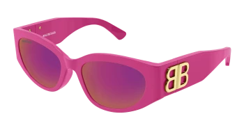 サングラス BALENCIAGA Woman Sunglasses Red BB0324SK 006 Balenciaga BB0324SK 006 - Red Sunglasses for Woman