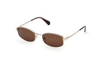 Max&Co MO0135 style-color 32E Shiny Pale Gold / Shiny Pale Gold / brown brown Lens