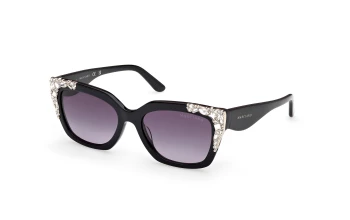 Guess By Marciano GM00027 style-color 01B Shiny Black / Shiny Black / gradient smoke gradient smoke Lens