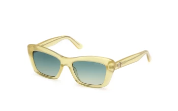 Guess GU00195 style-color 39P Shiny Light Yellow / Shiny Light Yellow / gradient green gradient green Lens