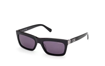 Guess GU00212 style-color 01A Shiny Black / Shiny Black / smoke smoke Lens