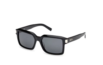 Mcm Worldwide MW0020 style-color 01A Shiny Black / Shiny Black / smoke smoke Lens