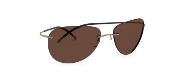 Silhouette GASTEIN RIMLESS 8697 style-color 6140 Walnut / 60 60 Lens