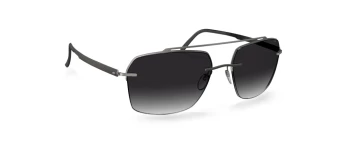 Silhouette CROISETTE CLUB 8726 style-color 6560 Ruthenium / Black / 65 65 Lens