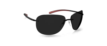 Silhouette BAYSIDE RIMLESS 8729 style-color 9140 Black / Racing Red / 65 65 Lens