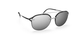 Silhouette COBENZL RIMLESS 8730 style-color 9110 Black / Silver / 65 65 Lens