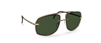 Silhouette NEW YORK SKY FULLRIM 8733 style-color 7620 Gold / Black / 55 55 Lens