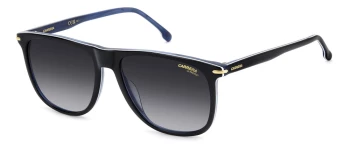 CARRERA 349/S style-color 9ZJ Bkbluhorn ZJ B / 9O DARK GREY SHADED O Lens