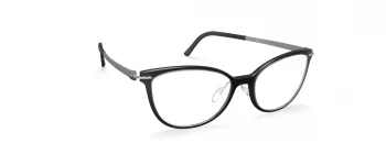Silhouette INFINITY VIEW FULLRIM 1600 style-color 9000 Black Silver