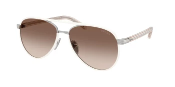 Prada PR B57S style-color 23E10S Silver / Caffe Sfumato Specchio Oro Lens
