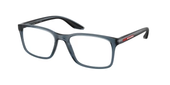 Prada Linea Rossa PS 08RV style-color CZH1O1 Transparent Azure
