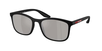 Prada Linea Rossa PS A08S style-color 1BO2B0 Matte Black / Light Grey Mirror Silver Lens