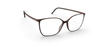 Silhouette PURE WAVE FULLRIM 1612 style-color 6030 Maroon Linen