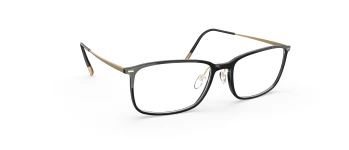 Silhouette ILLUSION LITE FULLRIM 2930 style-color 9032 Black Shiny - Ext. Nosebridge + Temple Length