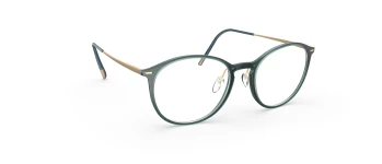 Silhouette ILLUSION LITE FULLRIM 2931 style-color 5041 Digital Teal - Ext. Nosebridge