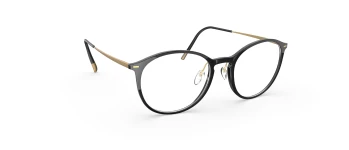 Silhouette ILLUSION LITE FULLRIM 2931 style-color 9031 Black Shiny - Ext. Nosebridge