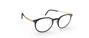 Silhouette MOMENTUM AURUM FULLRIM 2949 style-color 6520 Smoky Oak / Gold