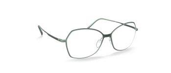 Silhouette LITE WAVE FULLRIM 4559 style-color 5040 Tonic Agave