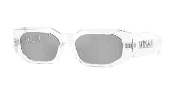 Versace VE4489U style-color 148/8V Transparent / Clear Mirror Silver Lens