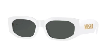 Versace VE4489U style-color 314/87 White / Dark Grey Lens