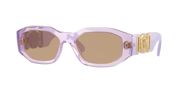 Versace VE4361 style-color 552663 Transparent Lavander / Light Brown Lens