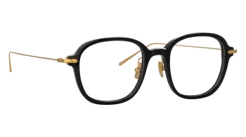 Linda Farrow LF75LB Lane style-color 001 Black / Yellow Gold